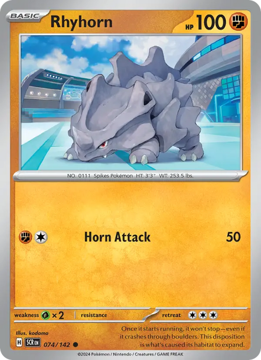 Rhyhorn  — Stellar Crown (074/142) - Normal