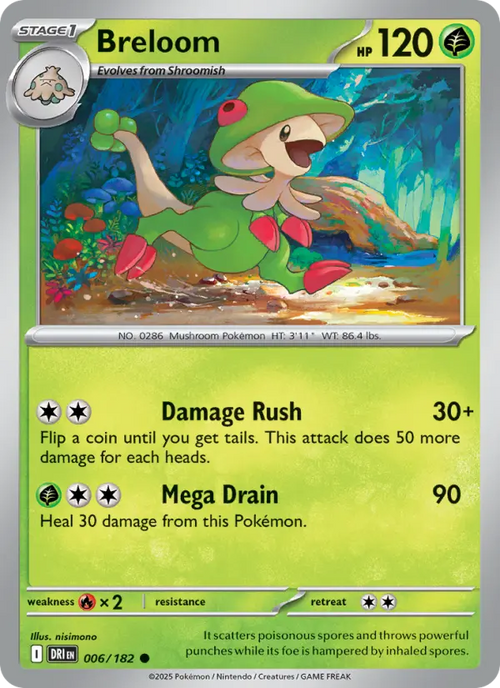Breloom  — Destined Rivals (006/182) - Normal