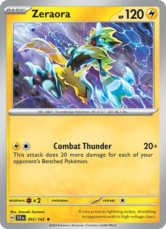 Zeraora  — Stellar Crown (055/142) - Holofoil
