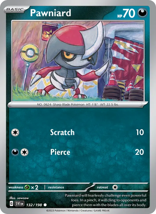 Pawniard  — Scarlet & Violet Base Set (132/198) - Normal