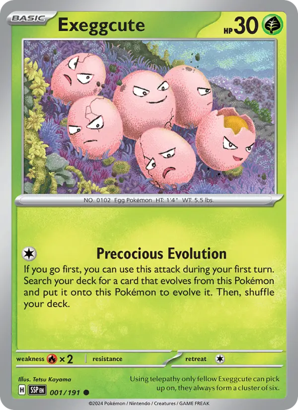 Exeggcute  — Surging Sparks (001/191) - Normal