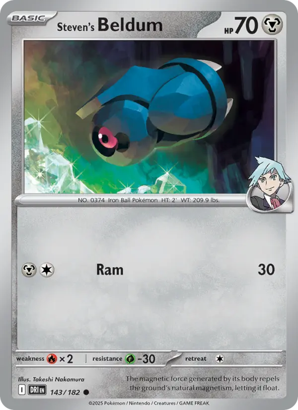 Steven's Beldum  — Destined Rivals (143/182) - Normal