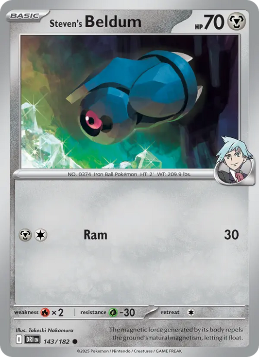 Steven's Beldum  — Destined Rivals (143/182) - Normal