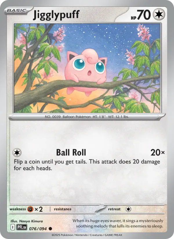 Jigglypuff  — Phantasmal Flames (076/094) - Normal