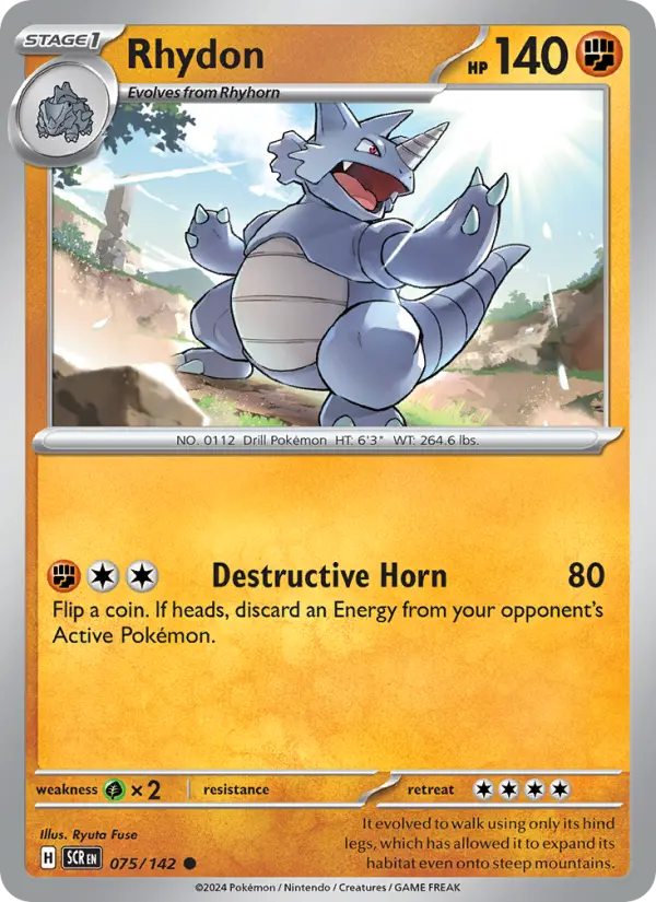 Rhydon  — Stellar Crown (075/142) - Normal