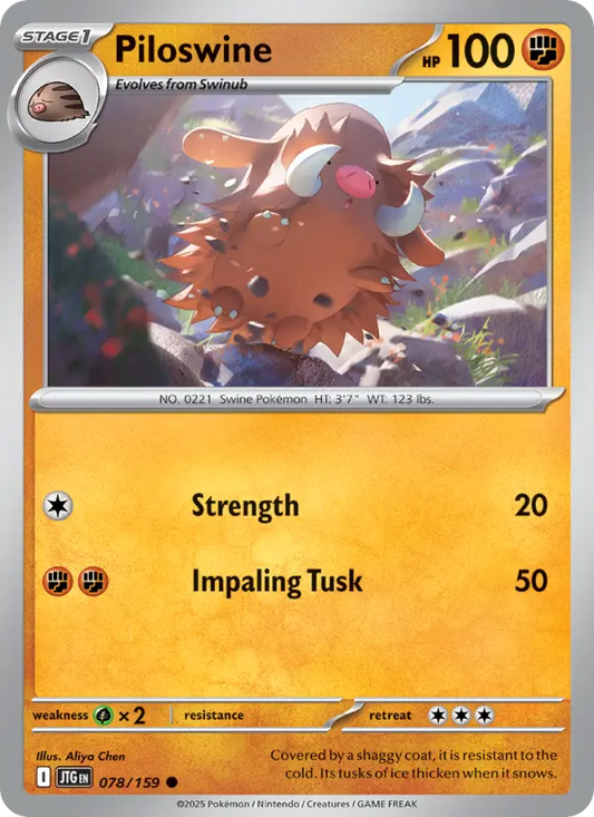 Piloswine  — Journey Together (078/159) - Normal