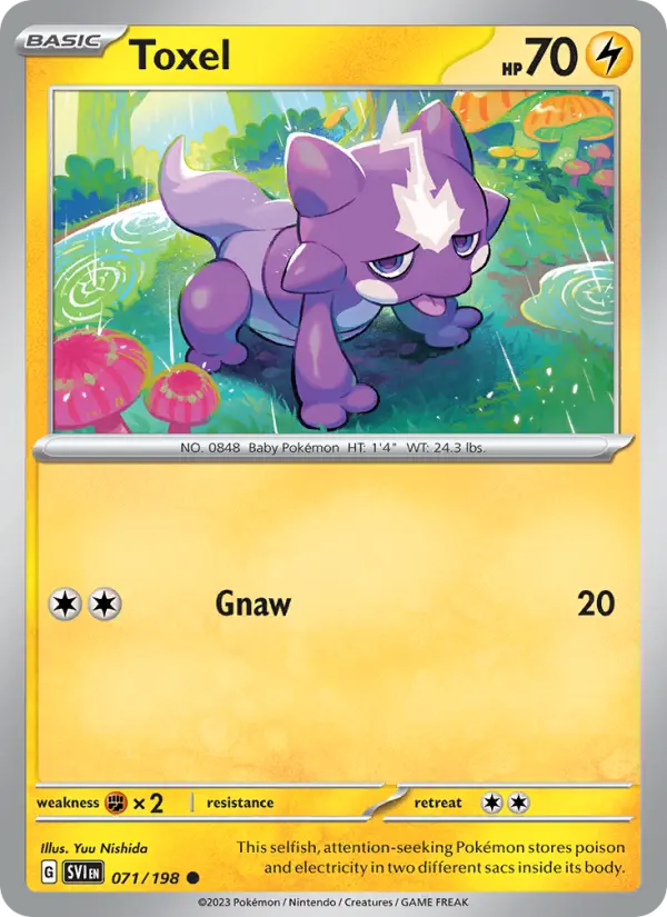 Toxel  — Scarlet & Violet Base Set (071/198) - Normal