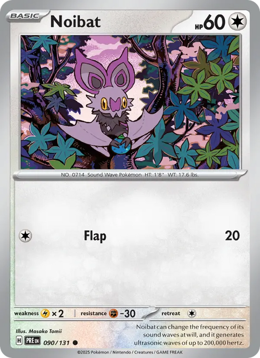 Noibat  — Prismatic Evolutions (090/131) - Normal