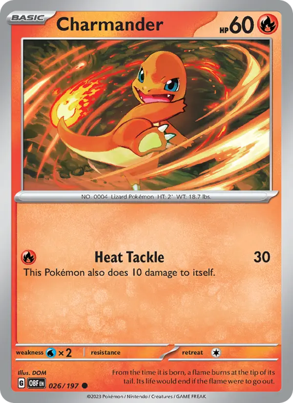 Charmander  — Obsidian Flames (026/197) - Normal