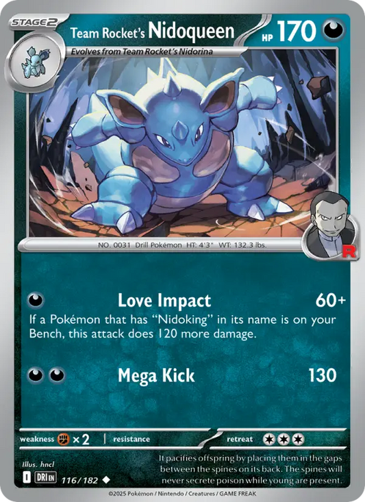 Team Rocket's Nidoqueen  — Destined Rivals (116/182) - Normal