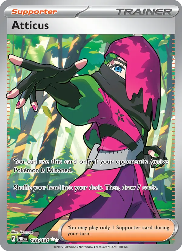Atticus  — Prismatic Evolutions (133/131) - Holofoil