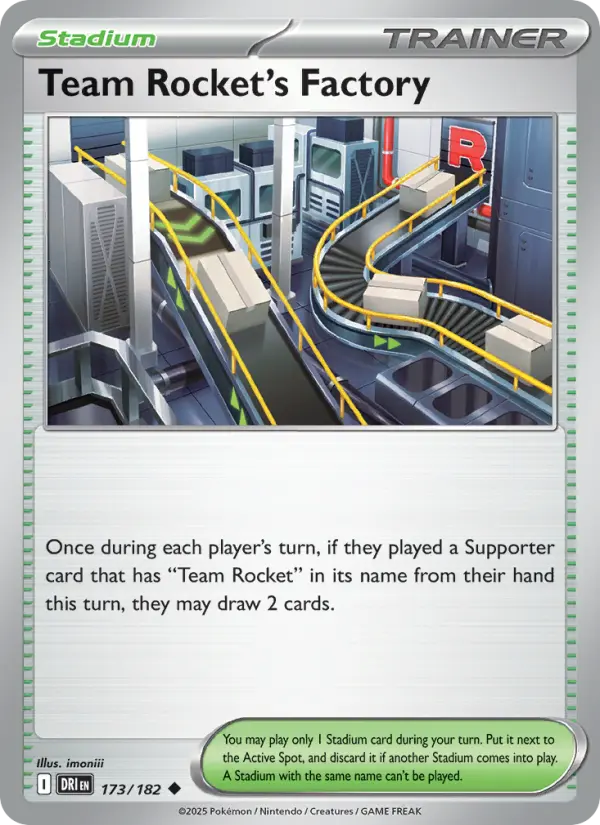 Team Rocket's Factory  — Destined Rivals (173/182) - Normal
