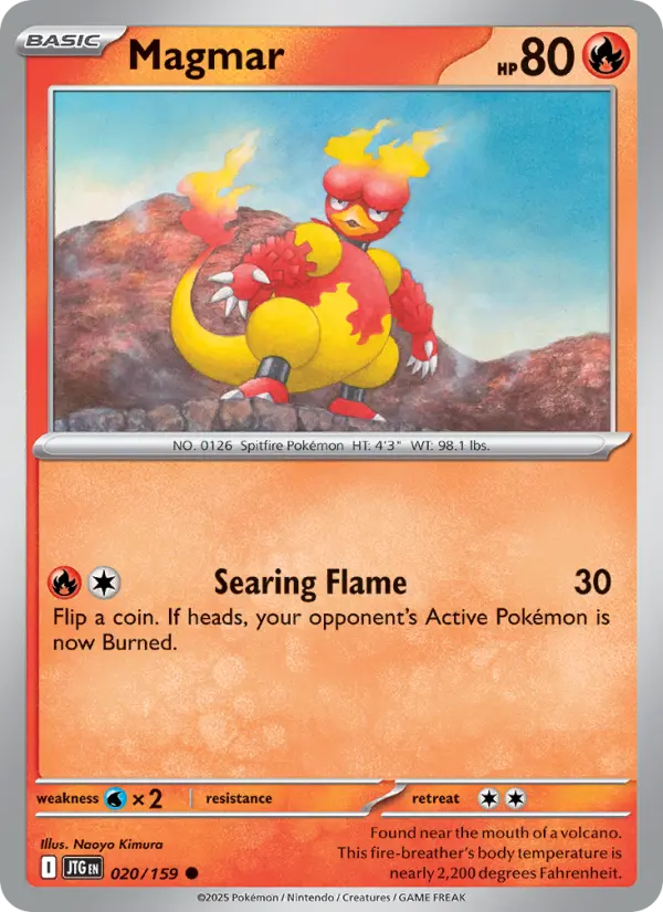 Magmar  — Journey Together (020/159) - Normal