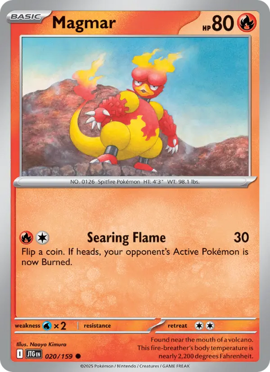 Magmar  — Journey Together (020/159) - Normal