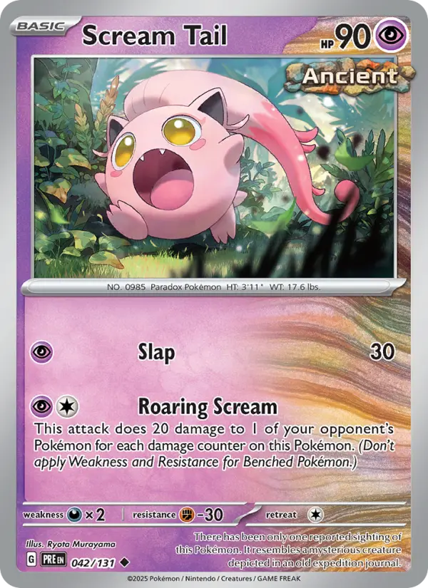 Scream Tail  — Prismatic Evolutions (042/131) - Normal
