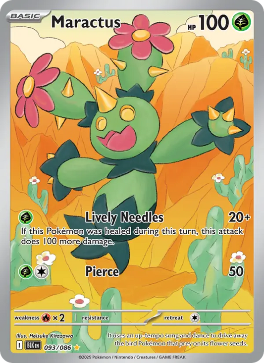 Maractus (JP) — Black Bolt (093/086) - Holofoil