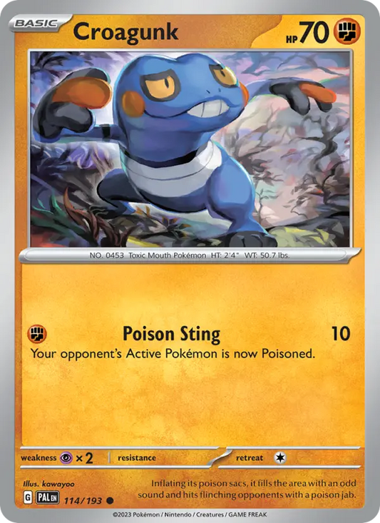 Croagunk  — Paldea Evolved (114/193) - Normal