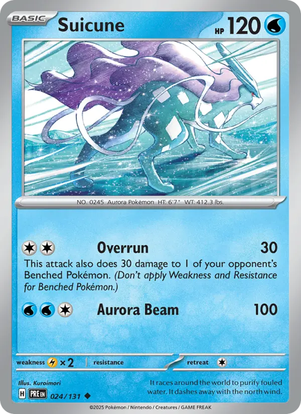 Suicune  — Prismatic Evolutions (024/131) - Normal