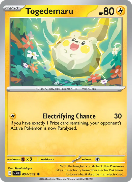 Togedemaru  — Stellar Crown (054/142) - Normal