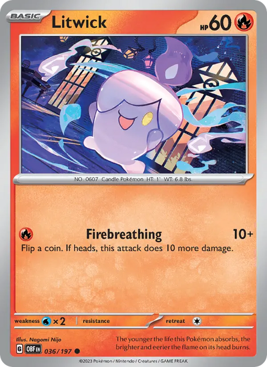Litwick  — Obsidian Flames (036/197) - Normal