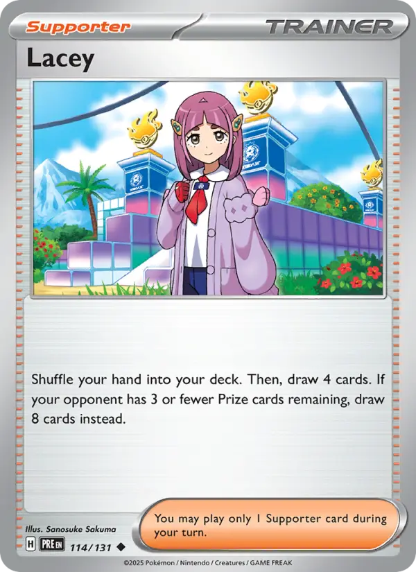 Lacey  — Prismatic Evolutions (114/131) - Reverse Holofoil