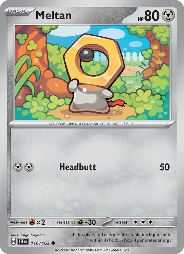 Meltan   — Temporal Forces (116/162) - Normal