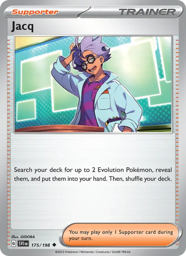 Jacq  — Scarlet & Violet Base Set (175/198) - Normal