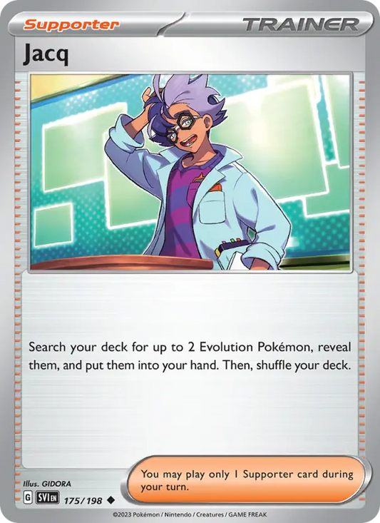 Jacq  — Scarlet & Violet Base Set (175/198) - Normal