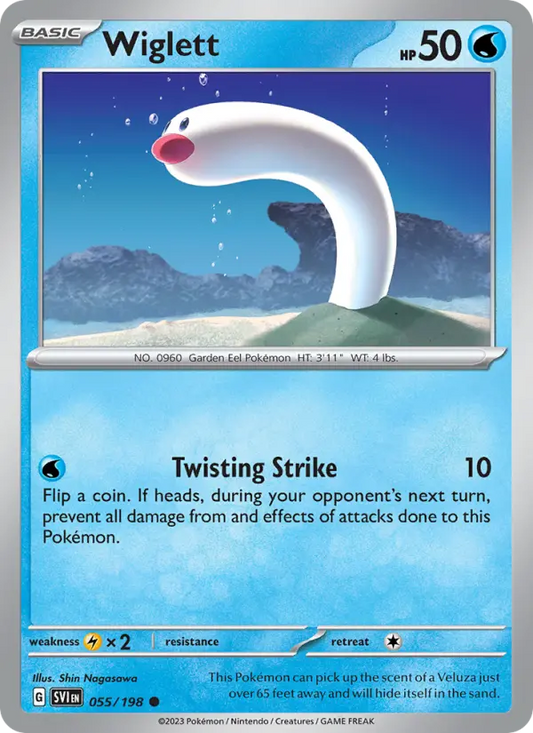 Wiglett   — Scarlet & Violet Base Set (055/198) - Normal