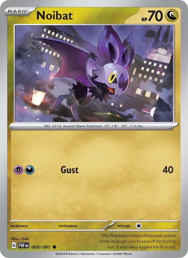Noibat   — Paldean Fates (068/091) - Normal