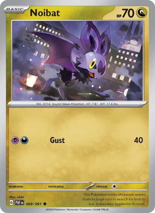 Noibat   — Paldean Fates (068/091) - Normal