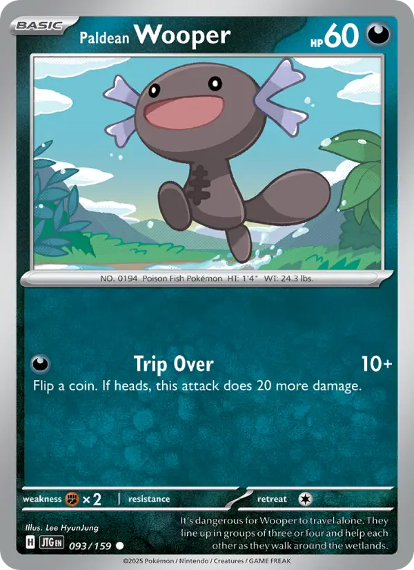 Paldean Wooper  — Journey Together (093/159) - Reverse Holofoil