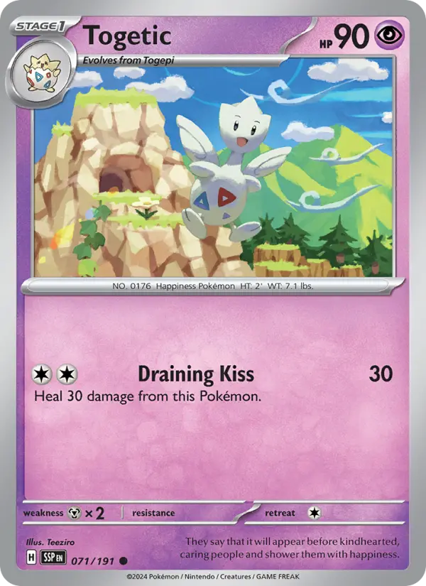 Togetic  — Surging Sparks (071/191) - Reverse Holofoil