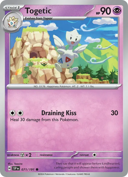Togetic  — Surging Sparks (071/191) - Reverse Holofoil