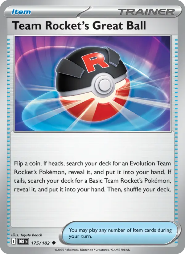 Team Rocket's Great Ball  — Destined Rivals (175/182) - Normal