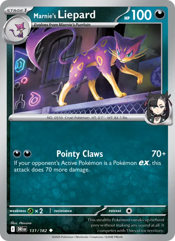Marnie's Liepard  — Destined Rivals (131/182) - Normal
