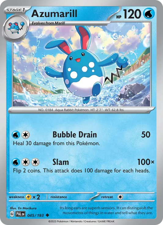 Azumarill  — Paldea Evolved (045/193) - Normal
