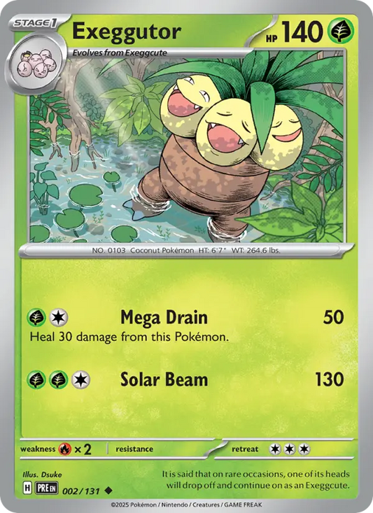 Exeggutor  — Prismatic Evolutions (002/131) - Normal