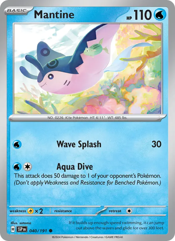 Mantine  — Surging Sparks (040/191) - Normal