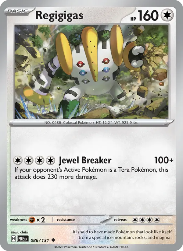 Regigigas  — Prismatic Evolutions (086/131) - Normal