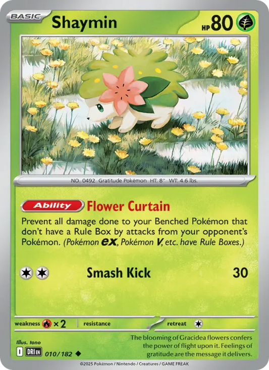 Shaymin  — Destined Rivals (010/182) - Normal