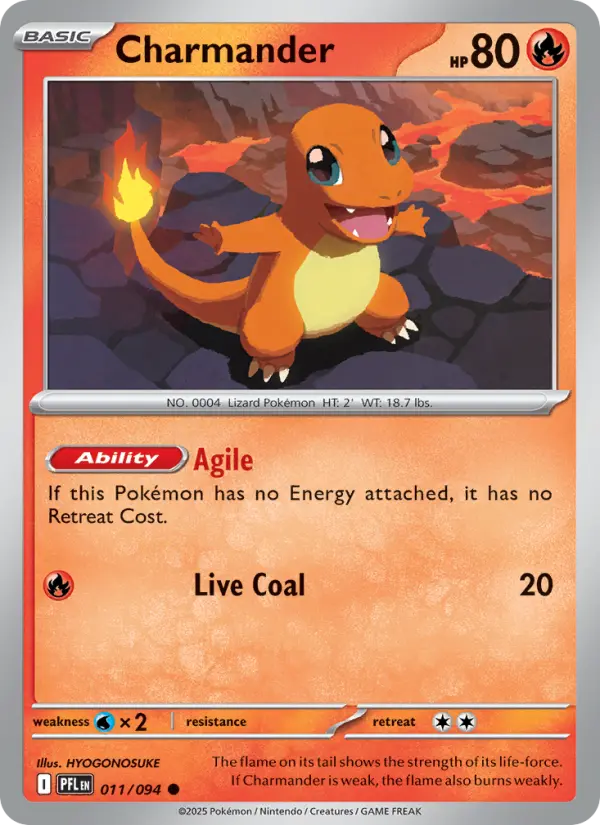 Charmander  — Phantasmal Flames (011/094) - Normal