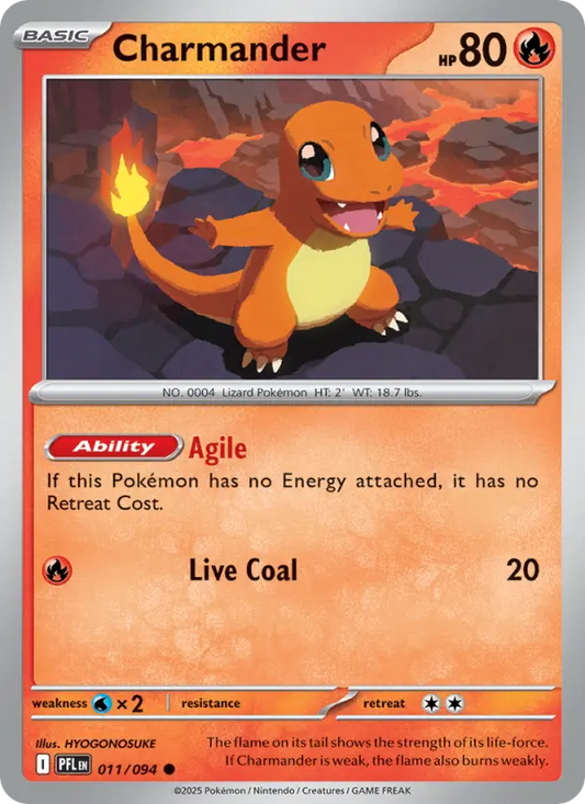 Charmander  — Phantasmal Flames (011/094) - Normal