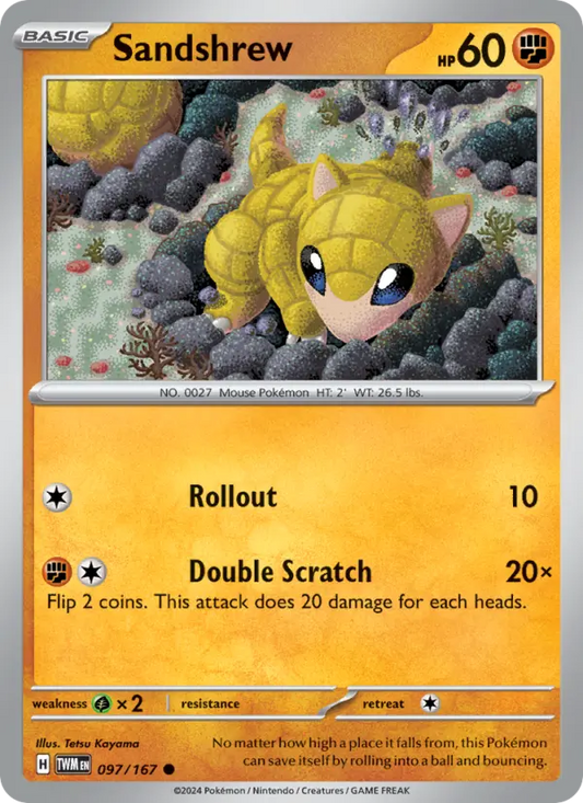 Sandshrew  — Twilight Masquerade (097/167) - Normal