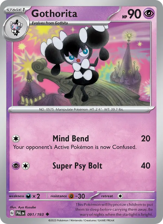 Gothorita  — Paldea Evolved (091/193) - Normal
